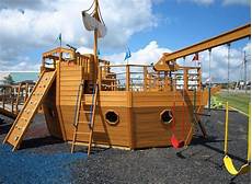 Pirate Ship Swing Set
