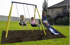 Swing Set With Slide