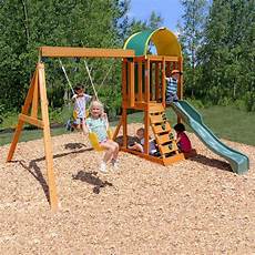 Outdoor Wooden Swing Set