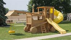 Wooden Double Swing Set