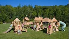 Wooden Outdoor Playset